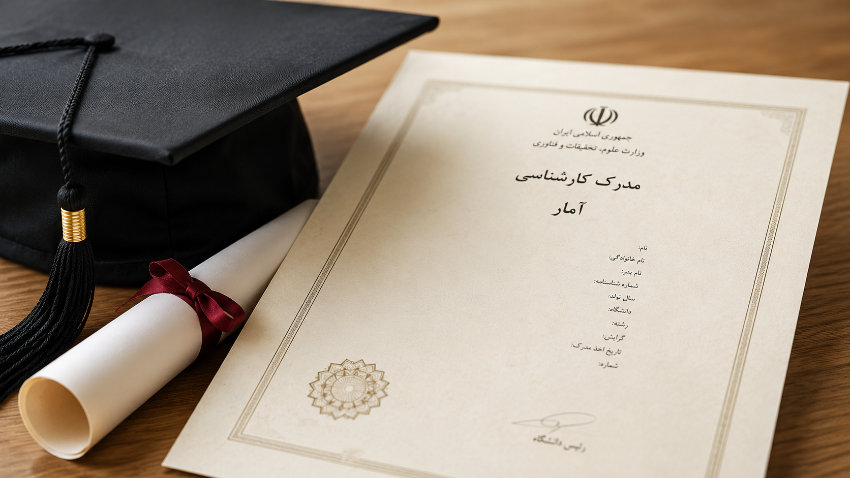 مدرک کارشناسی آمار